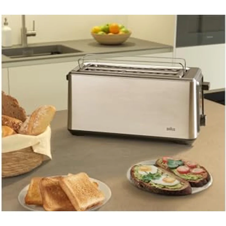 Braun HT 5220 BK, Toaster mit mehreren Bräunungsstufen, schwarz – Bild 5