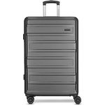 Worldpack New York 2.0 Koffer Trolley | Großer Hartschalenkoffer mit Tragegriff, 4 Rollen, TSA Zahlenschloss und Wäschefach | 50 cm x 29 cm x 76 cm - 3.8kg