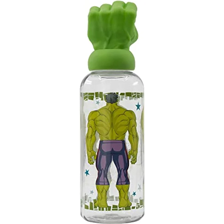 The AVENGERS Hulk Trinkflasche 3D Kinderbecher, BPA-frei, 360ml, ECOZEN Material – Bild 2