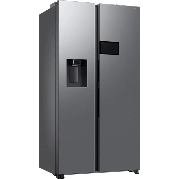 Samsung RS90F64EDTEF, Side-by-Side Kühlschrank mit 621 Litern, Edelstahl-Look, WiFi, No Frost+ Technologie, Eis- und Wasserspender