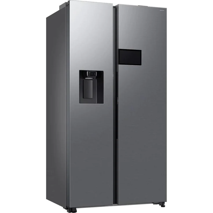 Samsung RS90F64EDTEF, Side-by-Side Kühlschrank mit 621 Litern, Edelstahl-Look, WiFi, No Frost+ Technologie, Eis- und Wasserspender
