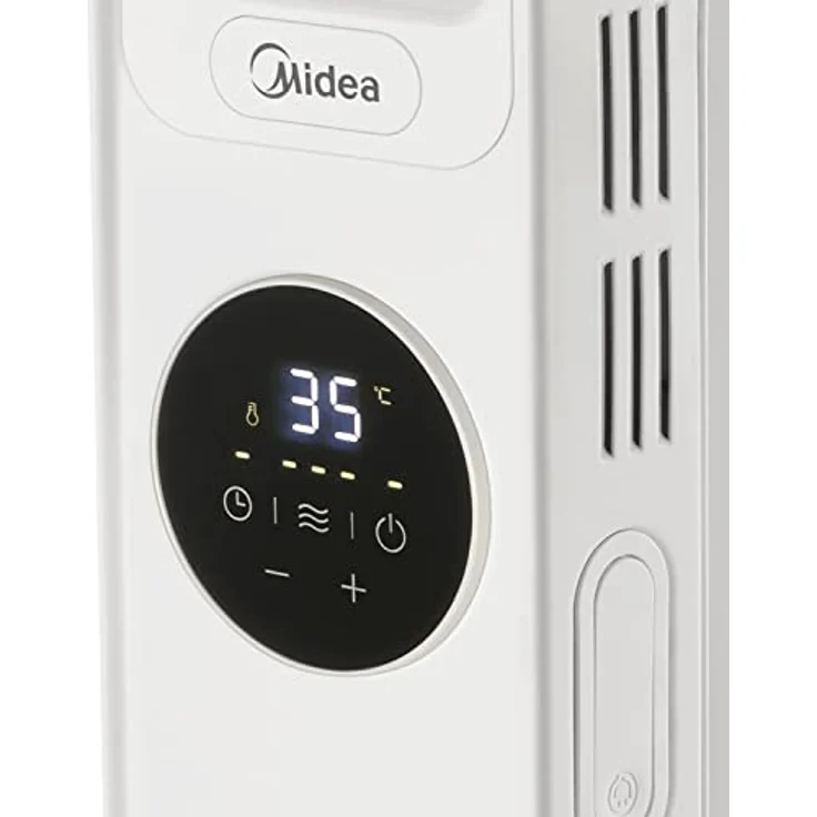 Midea Ölradiator 2300W, Heizlüfter Energiesparend Leise,Elektroheizung mit 11 Rippen, Thermostat,24h Timer,3 Heizstufen mit Fernbedienung,LED Display, Kipp- und Überhitzungsschutz,ECO-Modus – Bild 2