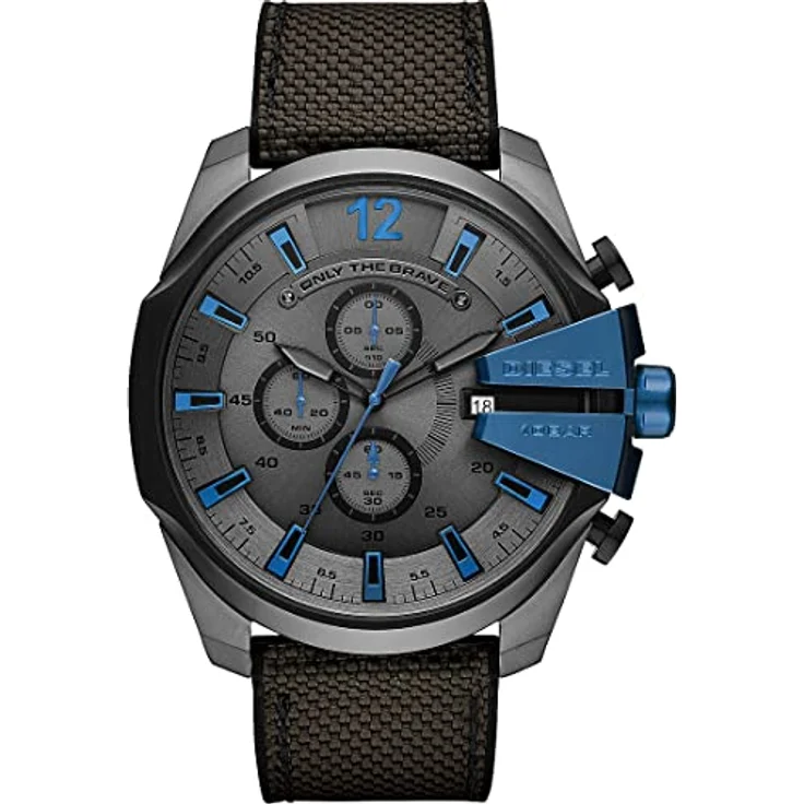 Diesel Herren Chronograph Quarz Uhr mit Nylon Armband DZ4500 – Bild 1