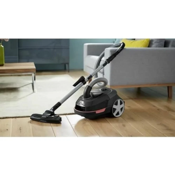 Philips XD5123/10, Bodenstaubsauger mit 900 W und 4 L Staubbeutelvolumen, Schwarz – Bild 3