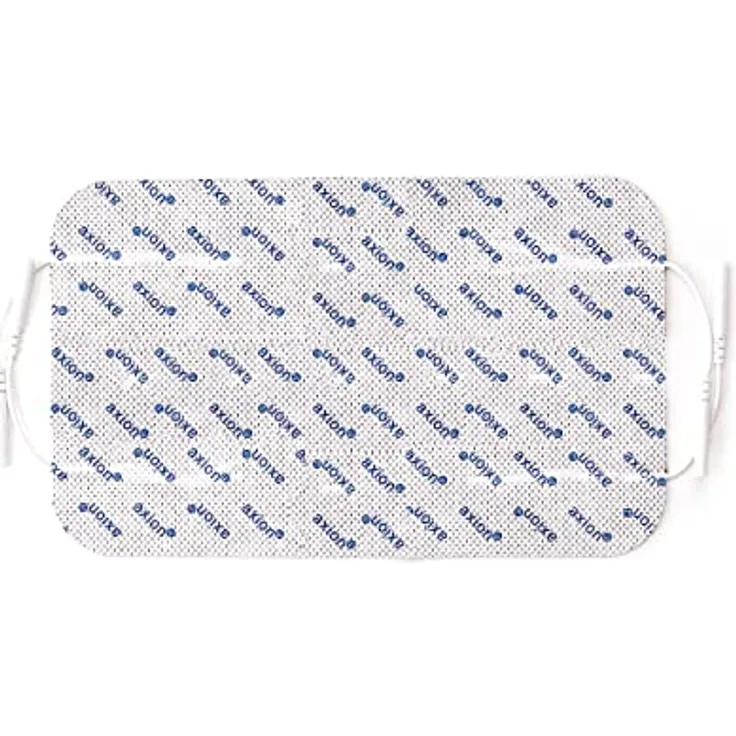 Axion Rückenelektrode 20x12cm, selbstklebende TENS EMS Elektroden mit 2mm Steckanschluss für optimale Schmerztherapie und Muskelstimulation