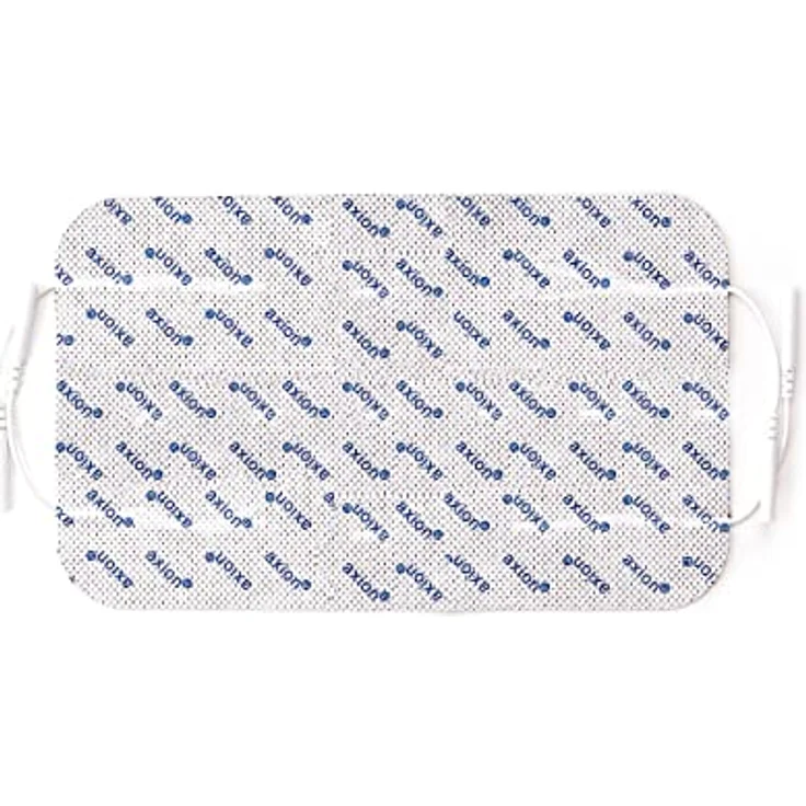 Axion Rückenelektrode 20x12cm, selbstklebende TENS EMS Elektroden mit 2mm Steckanschluss für optimale Schmerztherapie und Muskelstimulation – Bild 1