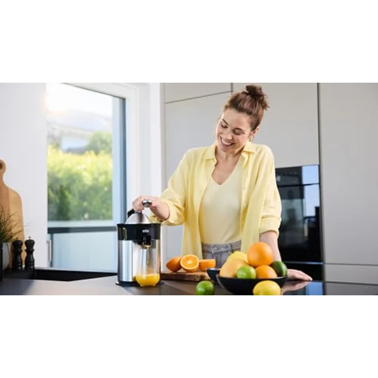 Braun CJ 7050 BK, Entsafter mit universellem Presskegel, Anti-Tropf-System und Start-/Stopp-Automatik, Schwarz – Bild 6