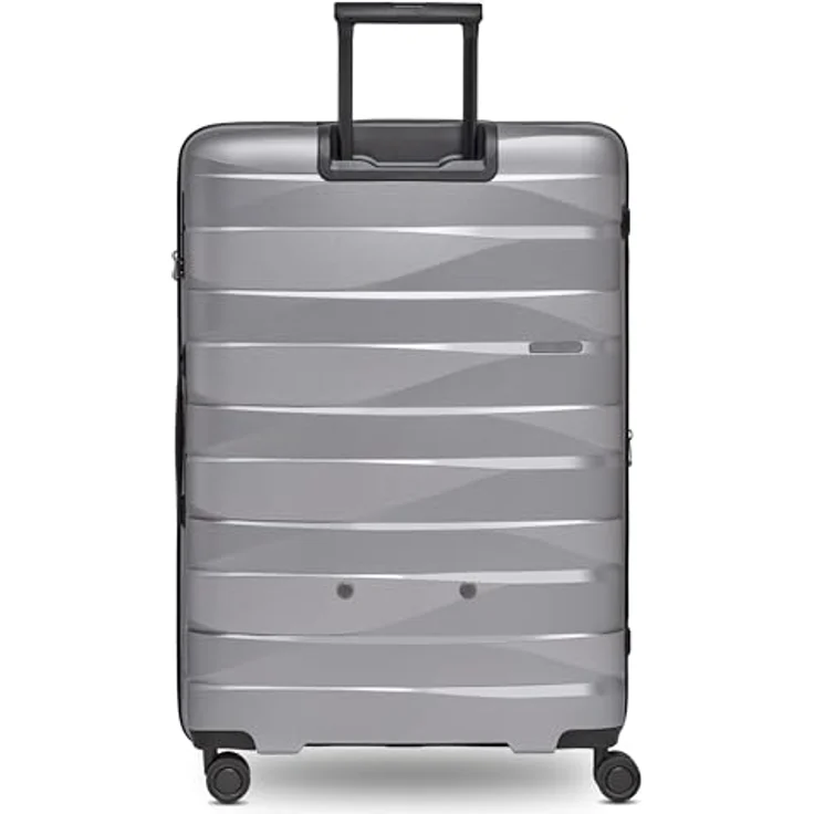Bergpfeil Großer Hartschalen Check-in Koffer |Trolley erweiterbar 52 x 32 x 75 cm aus hochwertigem Polypropylen-Material | Unisex Koffer nur 4,3 kg | Doppelrollen & TSA-Schloss (Travel) – Bild 3