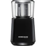ROMMELSBACHER Kaffeemühle EKM 120 - Schlagwerk, 4-flügeliges Messer aus Edelstahl, Edelstahl-Bohnenbehälter, Füllmenge 50 g, Mahlgrad über Mahldauer einstellbar, 200 Watt, schwarz/Edelstahl