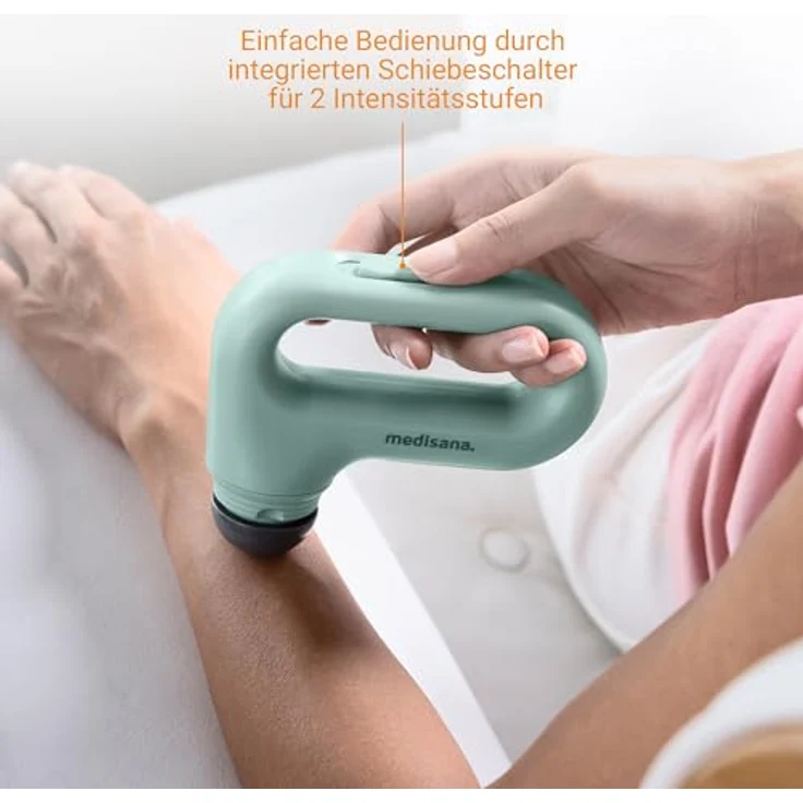 Medisana Beruhigungs- und Entspannungsgerät HM 330, Mini-Handmassagegerät mit Vibrationsmassage, spritzwassergeschützt – Bild 5