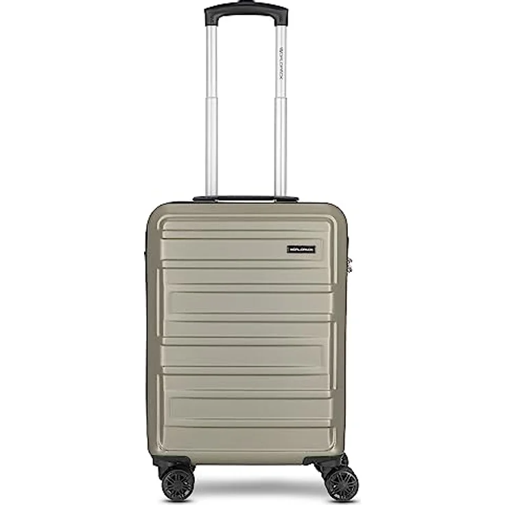 Worldpack New York 2.0 Handgepäck Koffer | Hartschalen Kabinentrolley mit 4-Rollen-System, arretierbarer Tragegriff und Zahlenschloss | 38 cm x 22 cm x 55 cm - 2,6kg – Bild 1