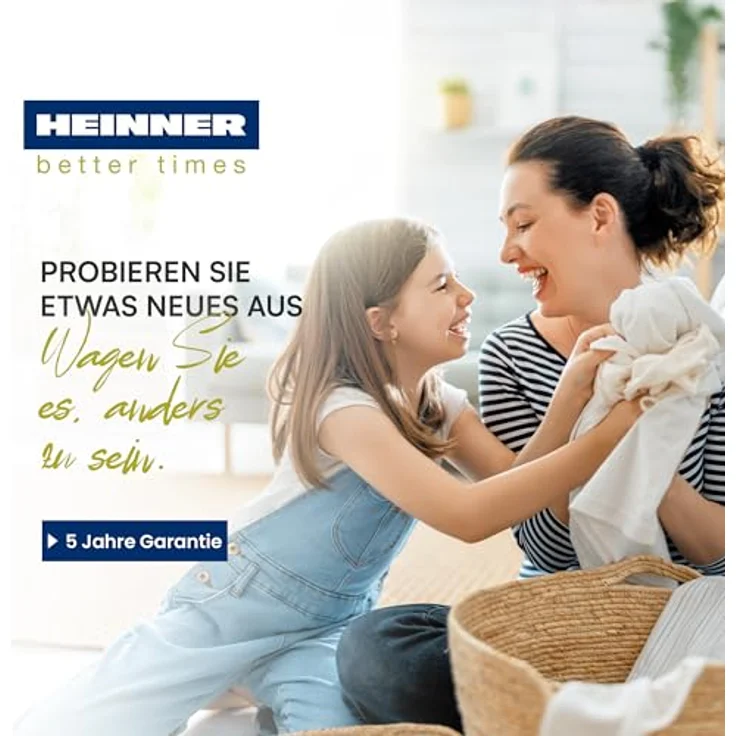 Heinner HWM-M1014IVN, Frontlader-Waschmaschine, 10 kg, A, 1400 U/min, 15 Programme, 73 dB – Bild 9