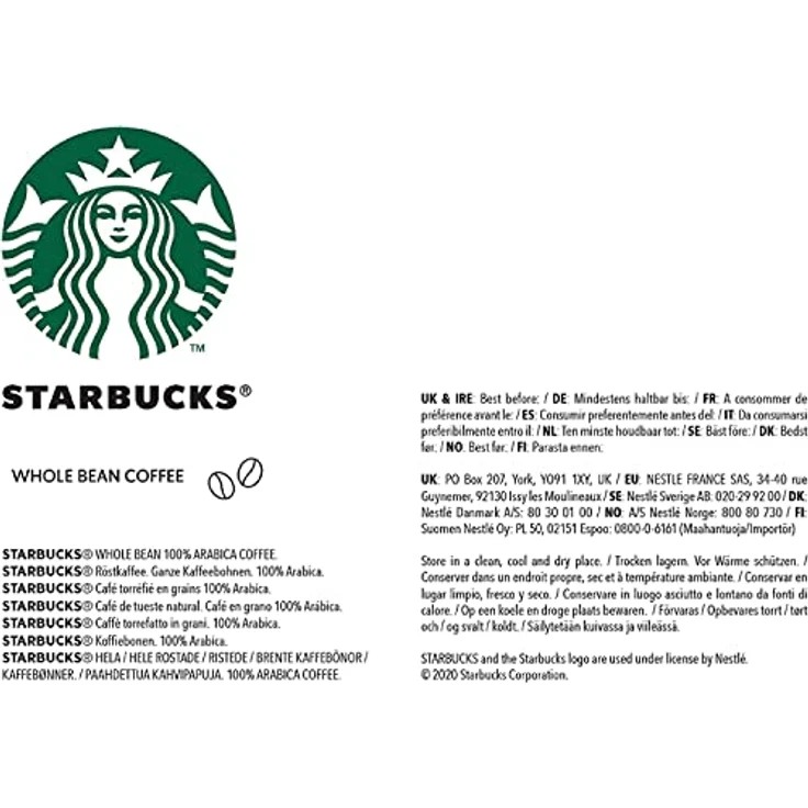 Starbucks Pike Place Kaffee, 6er Set, Medium Roast, Röstkaffee, Sanft, Schoko-Note, Ganze Bohnen, 6 x 200g – Bild 8