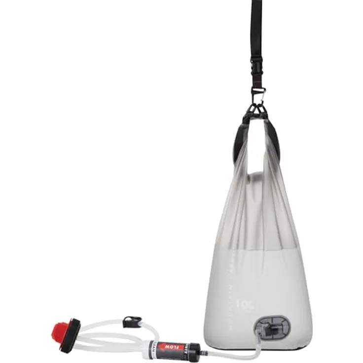 MSR AutoFlow XL Gravity Filter, Wasserfilter mit 10L Kapazität, ultraleicht und pumpenfreie Gruppenfiltration