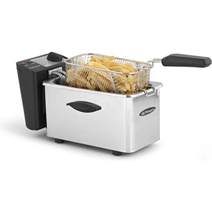 Orbegozo Professionelle Fritteuse, 2.000 W 2.5 l 2.5 L rostfreier edelstahl – Bild 6