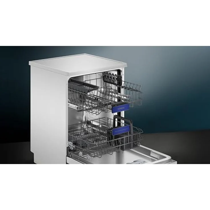Siemens iQ300, Freistehender Geschirrspüler, 60 cm, Weiß, SN23HW02KE – Bild 2