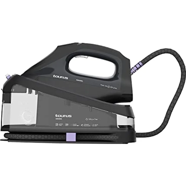 Taurus Amazing SSD3000 - Bügelstation mit 7 bar Druck, 3000W Leistung, leise, fertig in 30", elektronischer Dampfhub 400g/min, 1,5L Tank, Keramiksohle