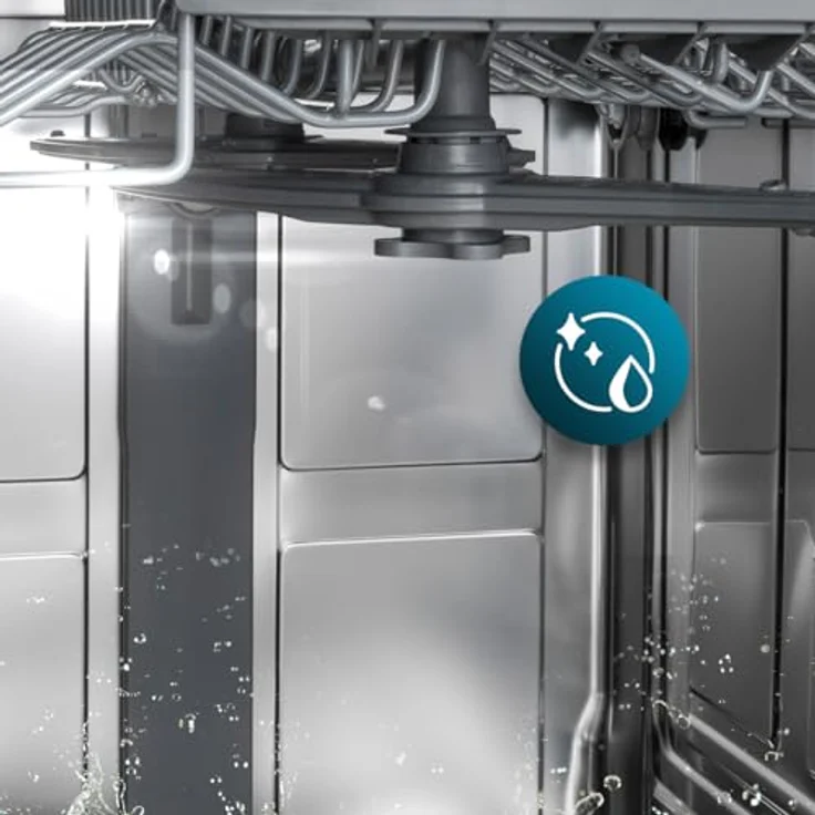 Cecotec Bolero Aguazero 6620, Geschirrspüler mit 15 Maßgedecken, 8 Programmen und Turbo-Trockenfunktion, Weiß – Bild 12