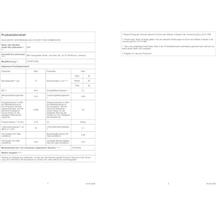Neff N 50 S155HTX04E, vollintegrierbarer Geschirrspüler mit Chef 70°C und Glasschutz 40°C Programm, 60 cm, flexibles Korbsystem, Home Connect App-fähig – Bild 14