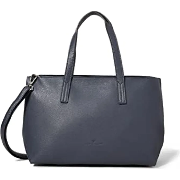 Tom Tailor Marla Handtasche, 30 cm, Blau, aus Kunstleder mit verstellbarem Schulterriemen und geräumigem Hauptfach