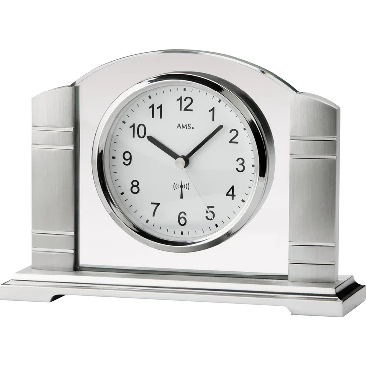AMS Funktischuhr F5142, stilvolle Tischuhr als elegantes Wohnaccessoire