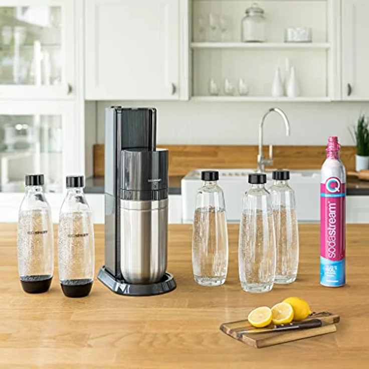 Sodastream QuickConnect Reservezylinder 60 l + 1 Glas-Flasche – Bild 6