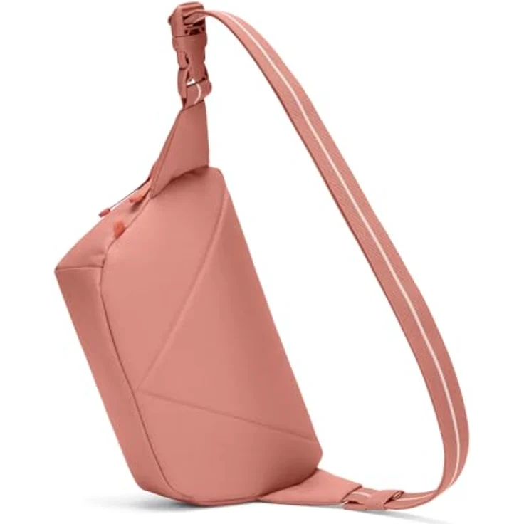 Pacsafe Sling Pack, Umhängetasche mit RFID-Blocker und Schnittschutz, 2,5 l Volumen, Rose – Bild 5