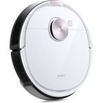 Ecovacs Deebot Ozmo T8 Saugroboter mit Wischfunktion, 180 min Akkubetrieb, App- und Sprachsteuerung Alexa, Lasernavigation, weiß
