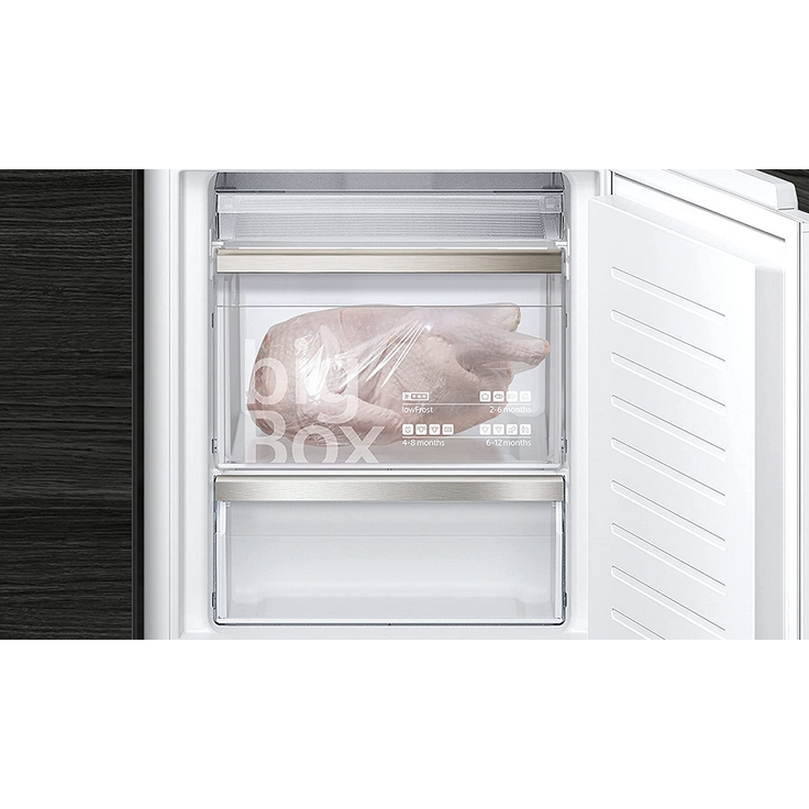 Siemens KI86SADD0 Kühl-Gefrierkombination, Einbau, weiß, Schnellkühlen und -gefrieren, hyperFresh, Breite 55.8 cm – Bild 2