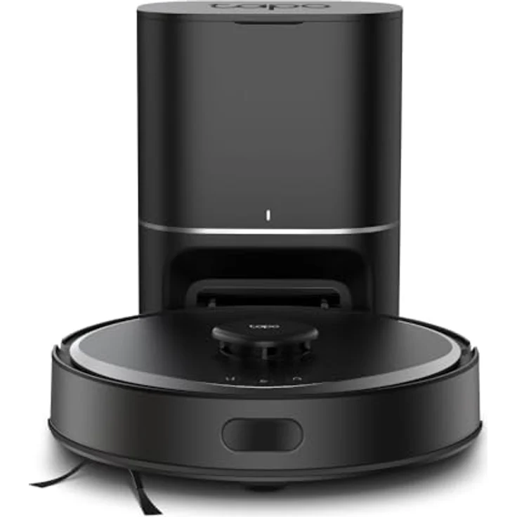 TP-Link Tapo RV30 MAX PLUS Saugroboter & Mop, LiDAR Navigation, 5300Pa Saugkraft, selbstentleerend, Multiboden-Mapping, ultra-leise für Tierhaare, Hartböden & Teppiche – Bild 2
