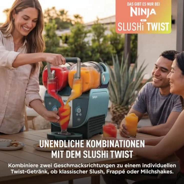 Ninja SLUSHi Twist Slush-Eismaschine für gefrorene Getränke – Blau in Blau | FS702EUGN | von SharkNinja – Bild 3