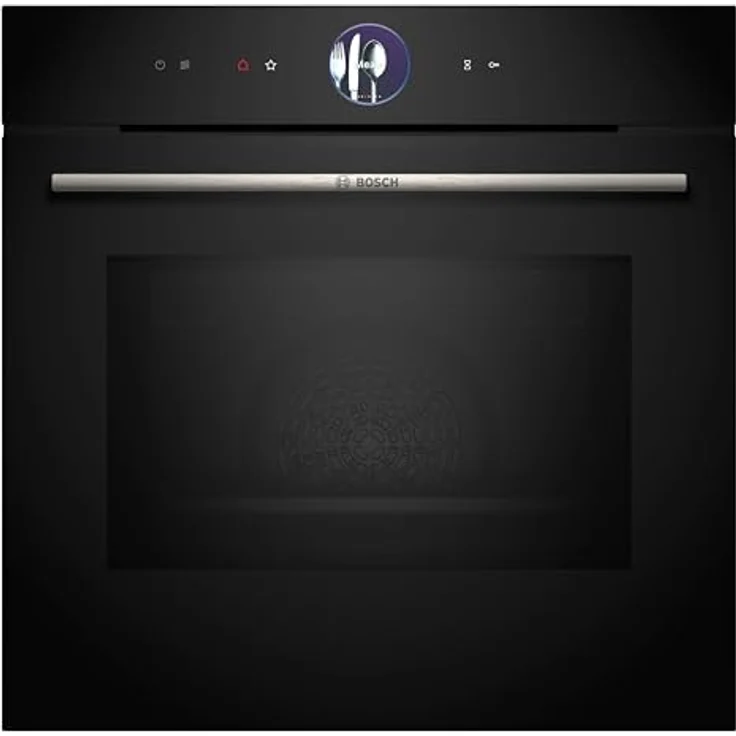 Bosch HMG776NB1 Serie 8 Einbau-Backofen mit Mikrowellenfunktion, Schwarz, Made in Germany, Pyrolyse, Air Fry, Touchdisplay – Bild 1