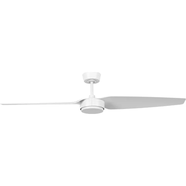 LUCCI AIR Deckenventilator Condor, 2 Flügel 137cm Durchmesser, sehr leiser DC Motor, 6 Geschwindigkeiten, inkl. Fernbedienung (Weiß) – Bild 1