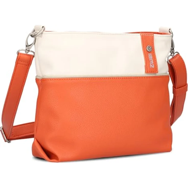Zwei Jana Umhängetasche 27 cm, elegante Handtasche in Schwarz – Bild 1