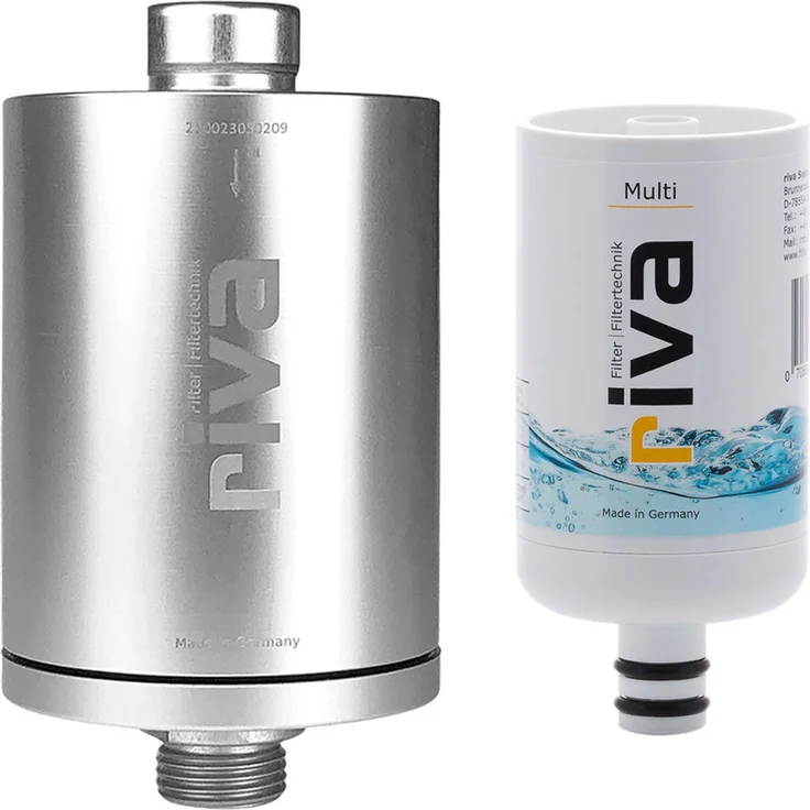 Riva MULTI Untertisch-Trinkwasserfilter, Legionellen-Sofortschutz, Hohlfasermembranfilter 0,2 μm, Made in Germany