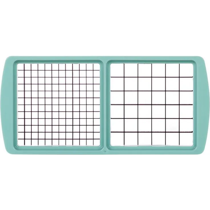 Genius Nicer Dicer Fusion, Gemüseschneider mit Messereinsatz 5x5 mm und 10x10 mm aus gehärtetem Edelstahl, küchenzubehör für flexible Schnittmöglichkeiten