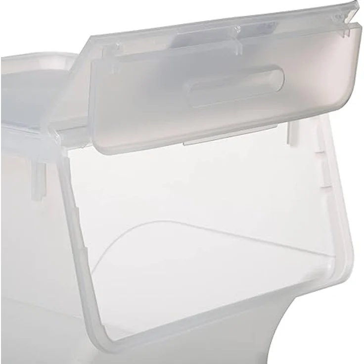 5 five simply smart Durchsichtige plastikbox mit frontöffnung 34l – Bild 2