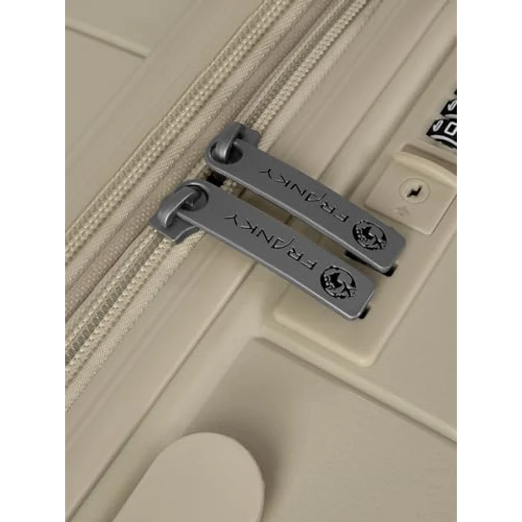 Franky Trolleyset London, 4 Rollen, 3-teilig, Polycarbonat, Schwarz – Bild 4