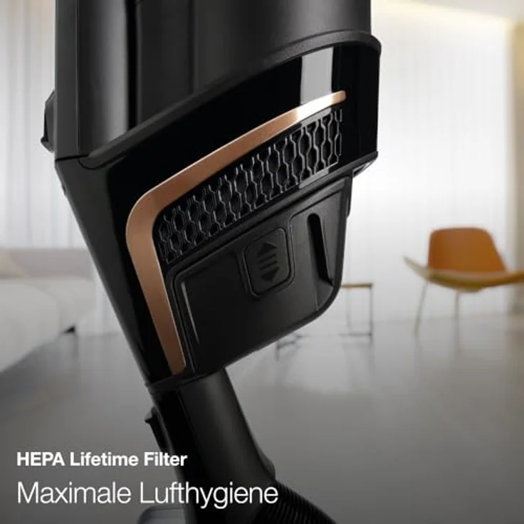Miele Triflex HX2 Cat & Dog Handstaubsauger SOML0, 60 min Akkubetrieb, Akkuwechsel-Option, Vortex-Technologie, 192 Watt,  schwarz – Bild 3