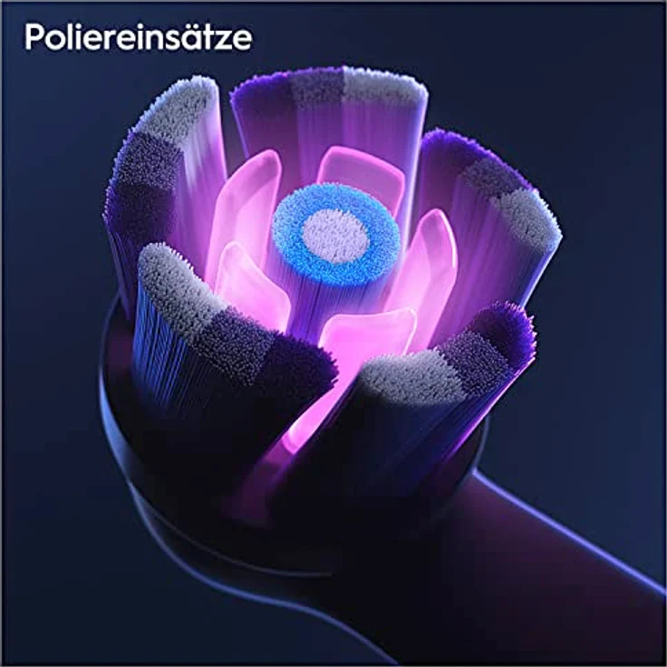 Oral-B iO Strahlendes Weiss Aufsteckbürsten für elektrische Zahnbürste, 6 Stück, Oral-B’s beste Zahnreinigung, Zahnbürstenaufsatz für Oral-B Zahnbürsten, briefkastenfähige Verpackung – Bild 4
