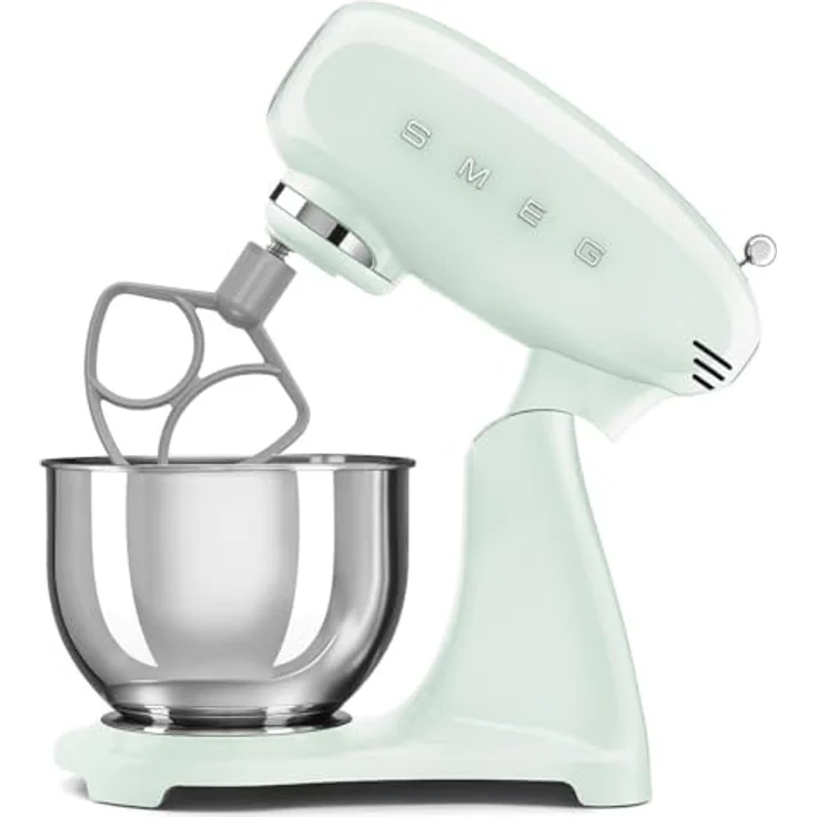 Smeg SMF05PGEU, 4,8-Liter-Multifunktions-Standmixer mit 1000 W, pastellgrün, Planetenrührbewegung, 10 Geschwindigkeitsstufen – Bild 5