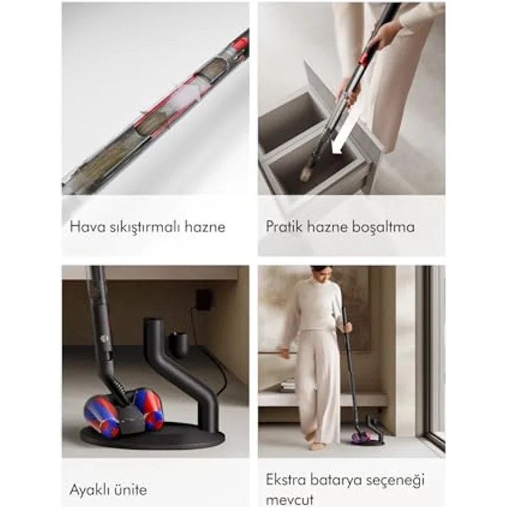 Dyson PencilVac™ Fluffycones, Akku-Stielstaubsauger mit 230 W und 55 AW Saugkraft, innovative kabellose Technologie – Bild 8