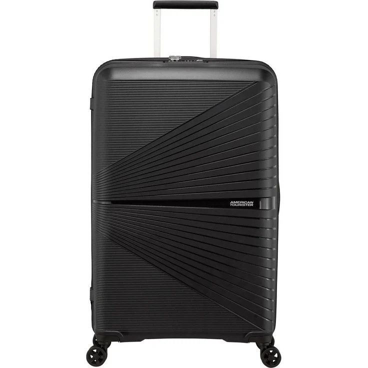 American Tourister® Hartschalen-Trolley AIRCONIC 77, 4 Rollen, Reisekoffer Aufgabegepäck Koffer für Flugreisen TSA-Zahlenschloss, Onyx Black – Bild 1