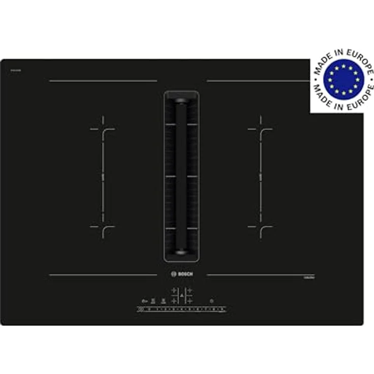 Bosch PVQ711GA6, Induktionskochfeld mit integriertem Dunstabzug und Flachkanal L, Serie 6, Breite 70 cm, Rahmenlos, Combi Zone, Power Boost, Kindersicherung – Bild 2