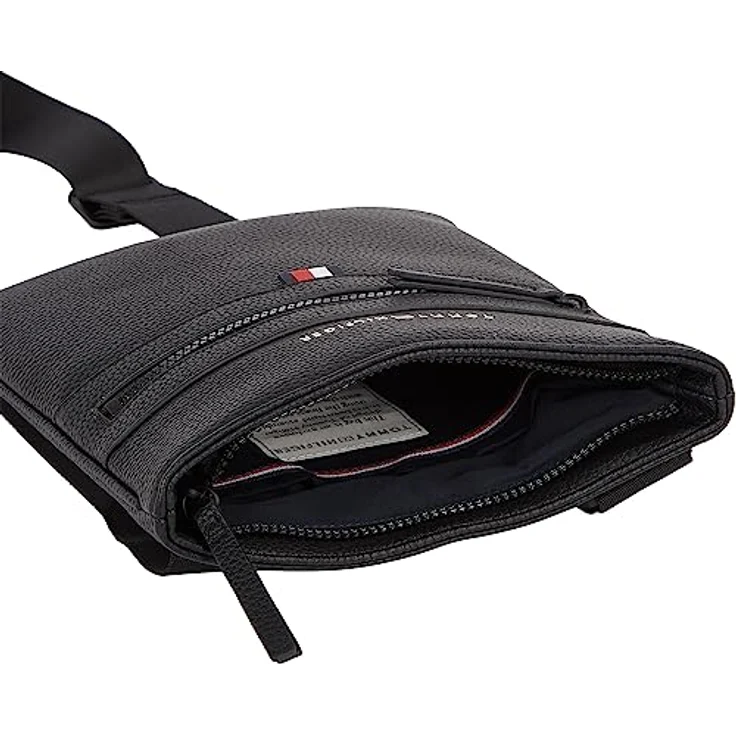 Tommy Hilfiger Umhängetasche Essential, in schlichter Optik, Schwarz – Bild 3