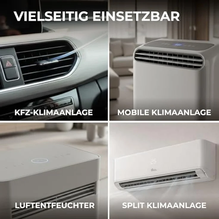 Kältebringer Klimaanlagenreiniger Schaum 400ml - Desinfektionsmittel für Splitgeräte und Autos, mit 60cm Sonde, entfernt Gerüche & Bakterien - Made in Germany – Bild 3