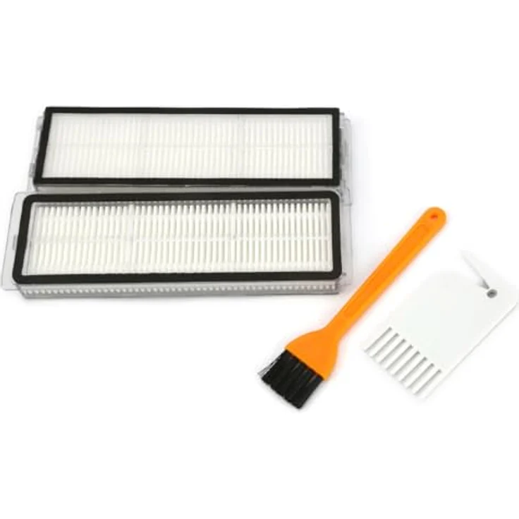 INF Ersatzteile Zubehör für Xiaomi Mijia 1C / 2C / Dream F9 / Mop 2 Pro Plus, Set mit Hauptbürste, 2x HEPA-Filter, 3x Wischtuch, 4x Seitenbürste, Reinigungswerkzeug – Bild 5
