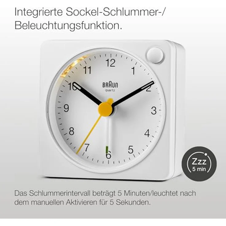 Braun Wecker Classic BC02XW analog – Bild 3