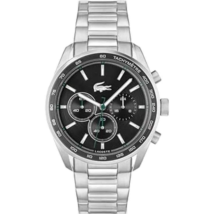Lacoste Chronograph Quarz Uhr für Herren Kollektion BOSTON mit Edelstahlarmband Edelstahlarmband - 2011347 – Bild 1