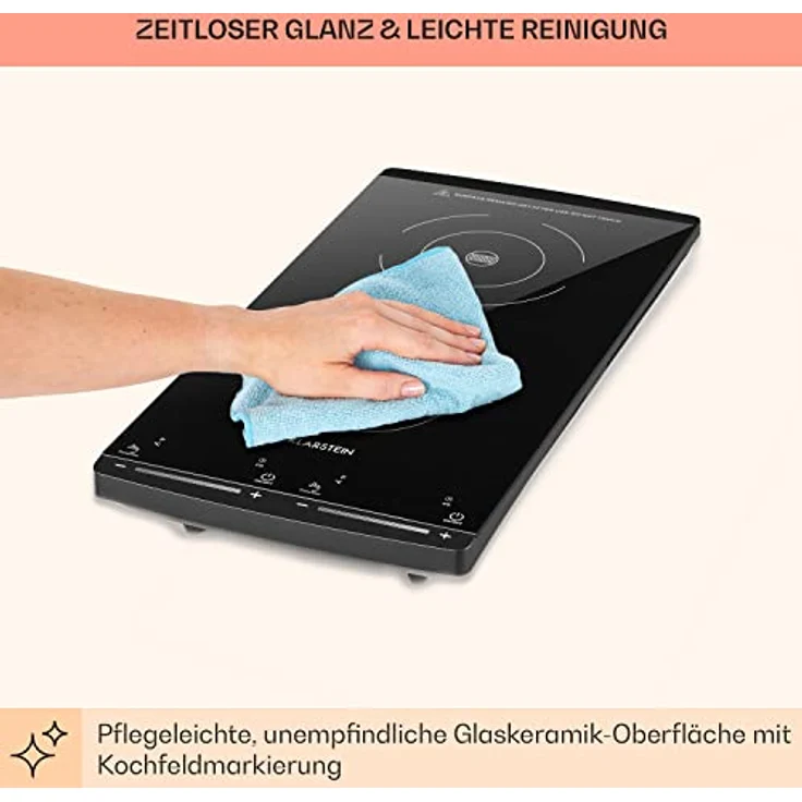 Klarstein VariCook Slim Induktionskochfeld Doppel Kochplatte – Bild 10